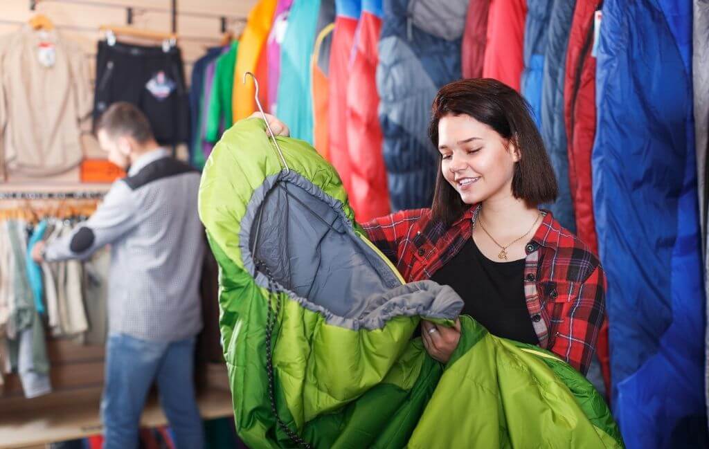 What are the different types of sleeping bags