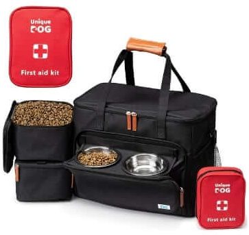 Unique Dog Travel Bag With First Aid Bag