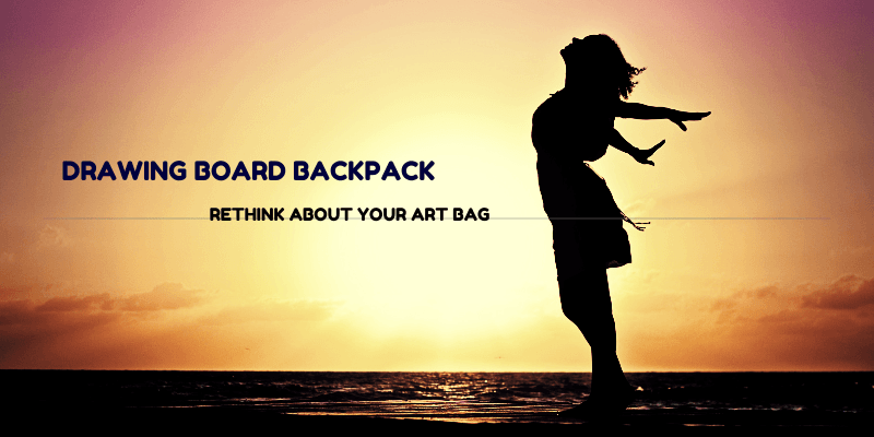 Drawing Board Artist Backpack Art Carrying Case