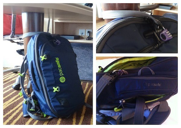 Pacsafe Venturesafe 45L GII Travel Backpack Cable Locking System
