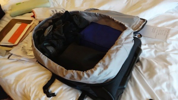 Packing The Pacsafe Toursafe 21Inch Bag