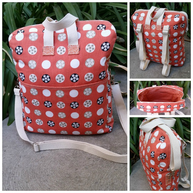 The Bookbag Backpack made by Susan of KSM Handcrafted Creations
