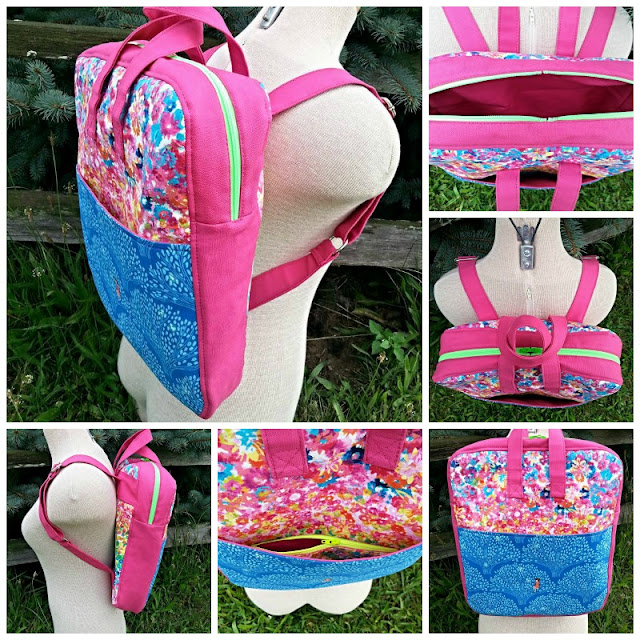 The Bookbag Backpack, made by Leslie from Love Rubie