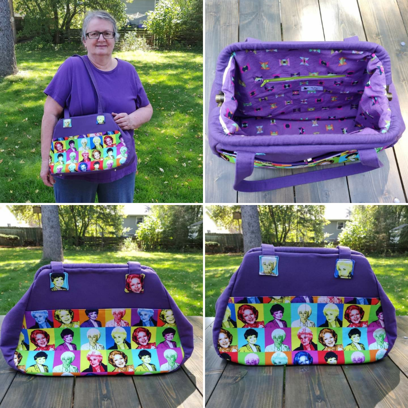The Companion Carpet Bag, made by Mandy of Top Drawer Crafts