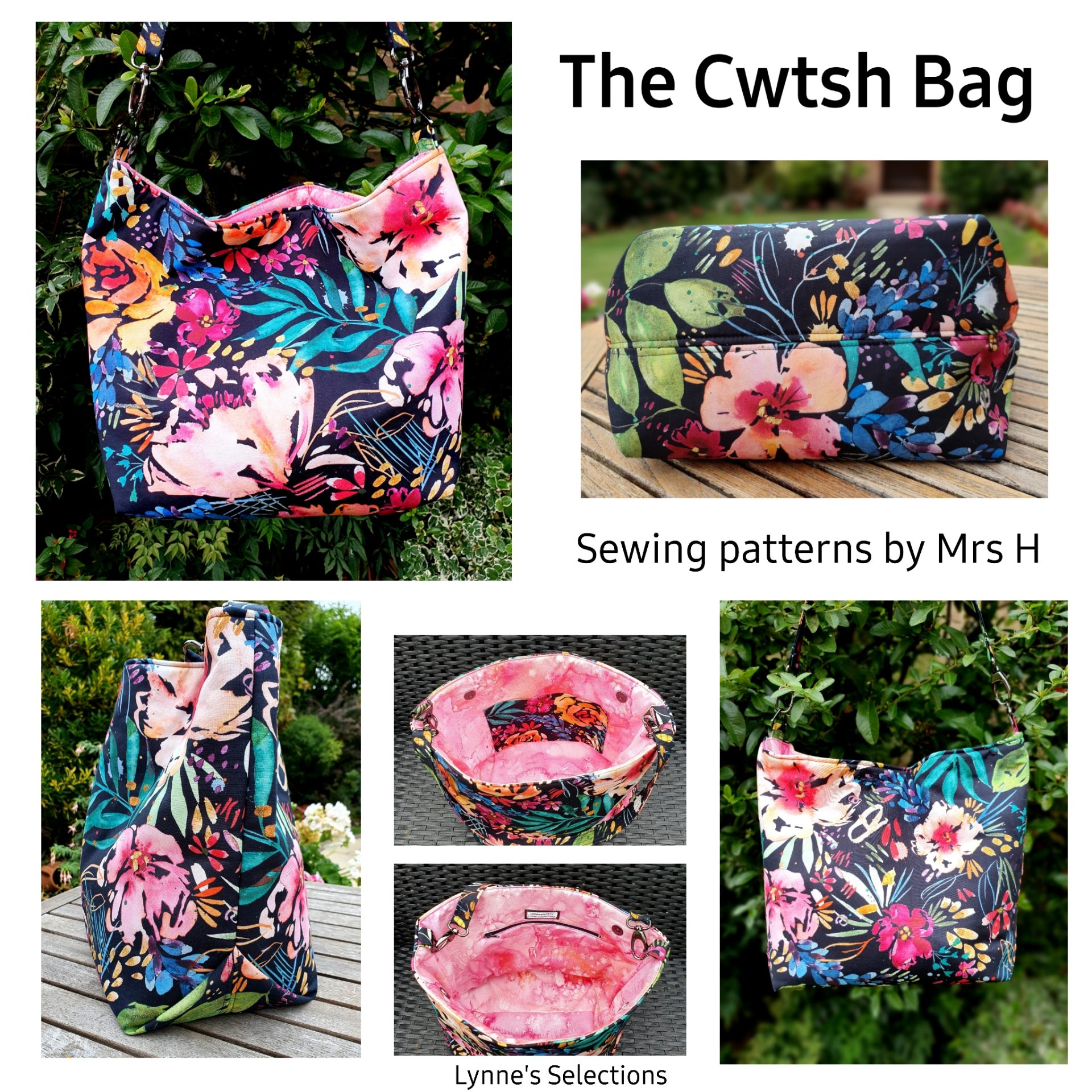 The Cwtsh Bag from Sewing Patterns by Junyuan 
, made by Lynne Baldwin