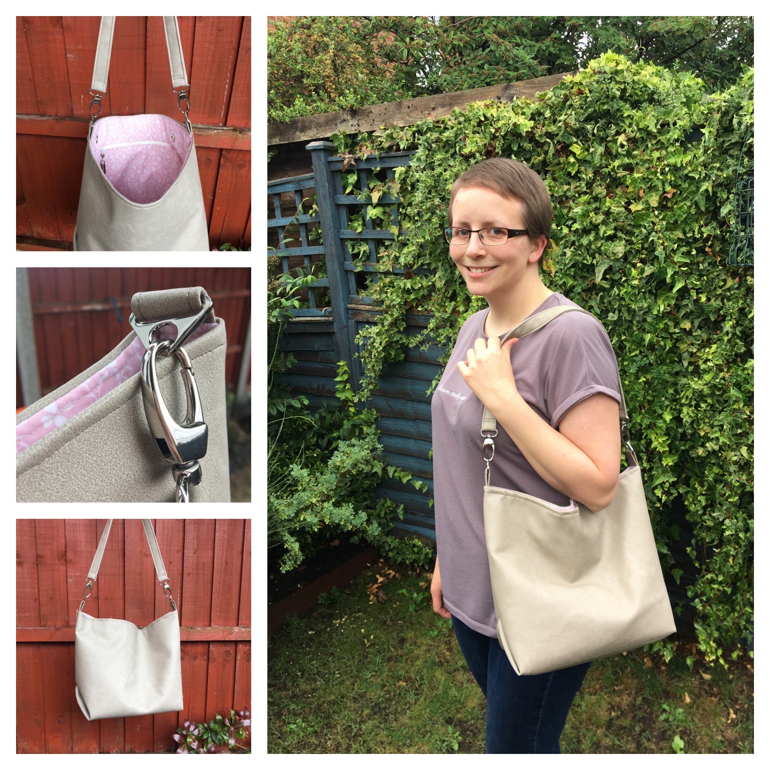 The Cwtsh Bag from Sewing Patterns by Junyuan 
, made by Evey Hay