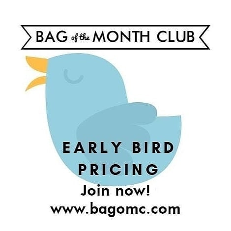 Join The Bag of the Month Club before 31st July 2020 for an early bird discount!