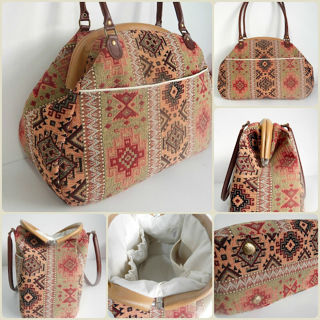 The Companion Carpet bag by Junyuan 
