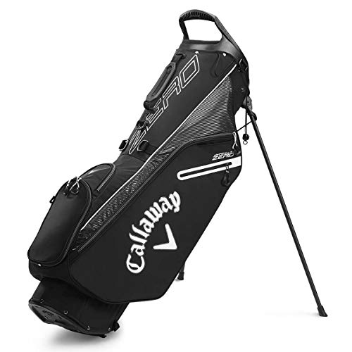 Callaway Golf 2020 Hyperlite Zero Lightweight Stand Bag (Black/Charcoal/White, Double Strap)