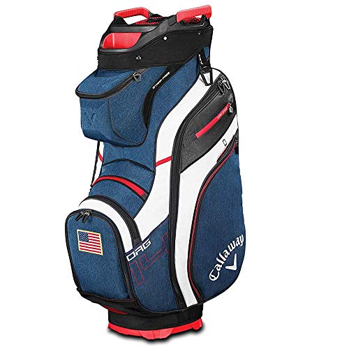 Callaway Golf 2019 Org 14 Cart Bag, Navy/White/Red/Usa Flag