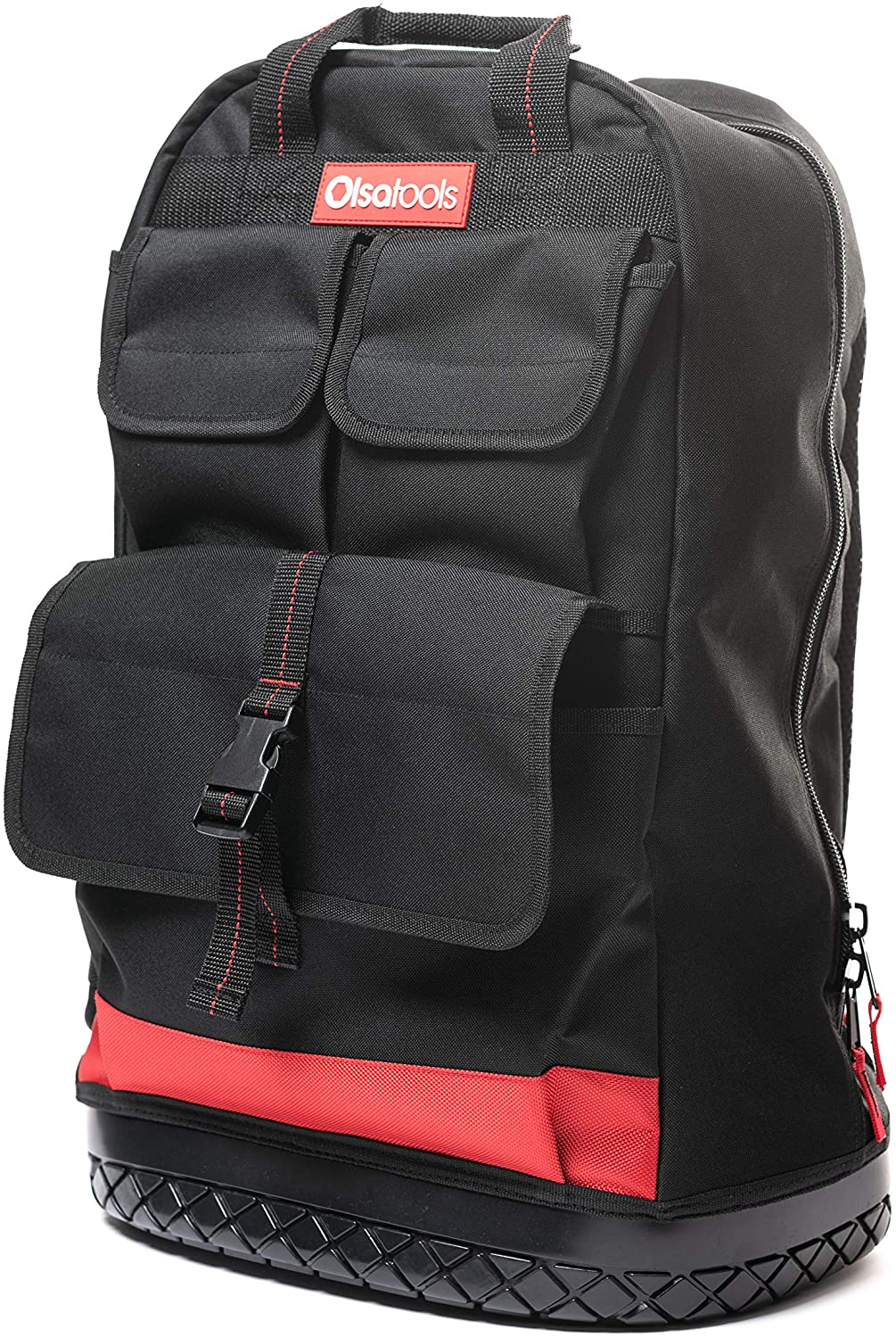 Olsa Tool Backpack Heavy-Duty Jobsite Laptop Backpack