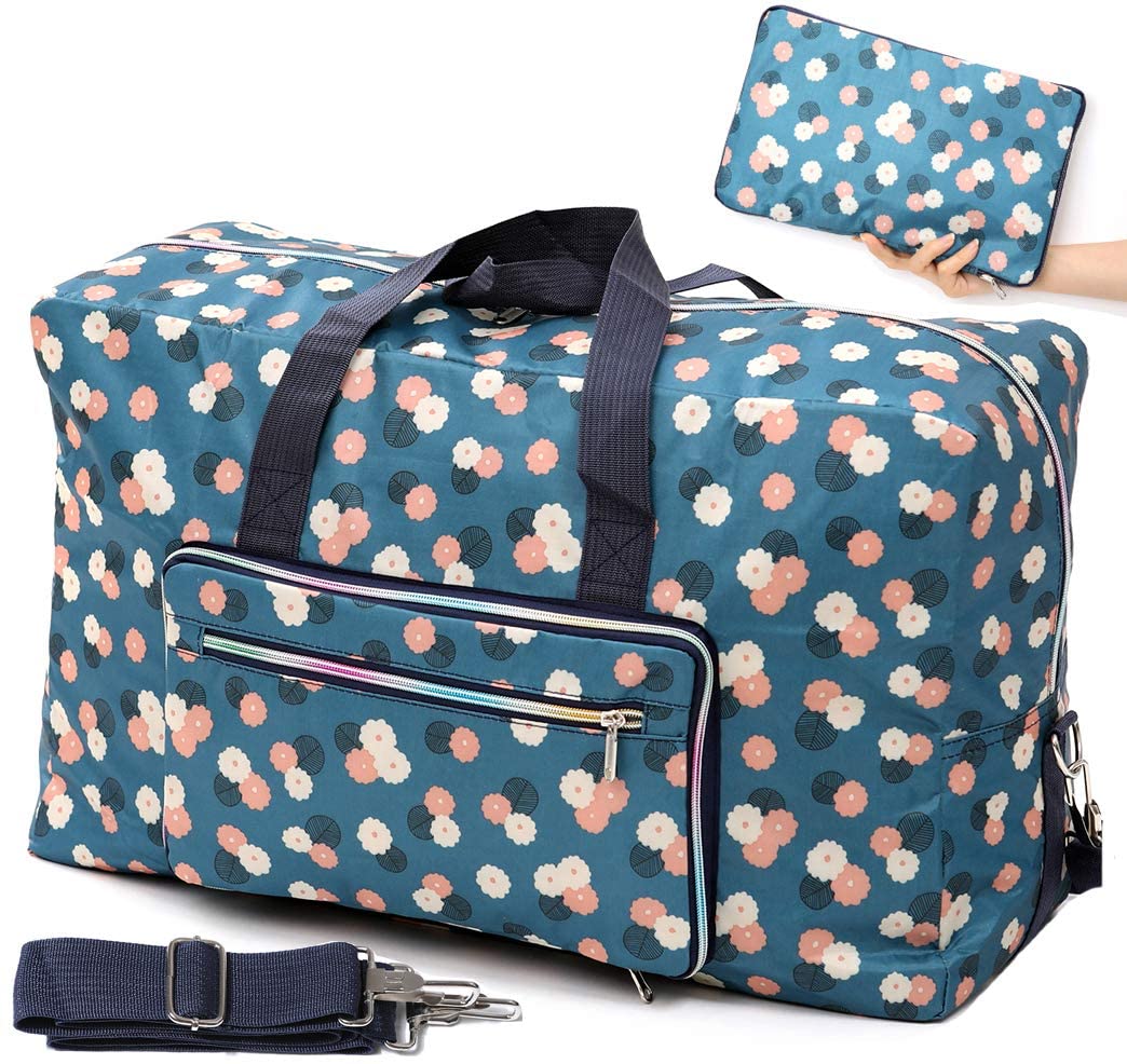  Foldable Travel Duffle Bag for Women Girl
