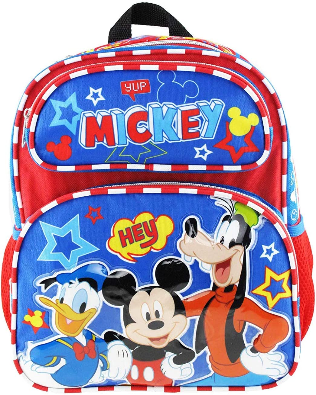 Mickey Mouse 12" Toddler Size Backpack - Hey Friends A17269