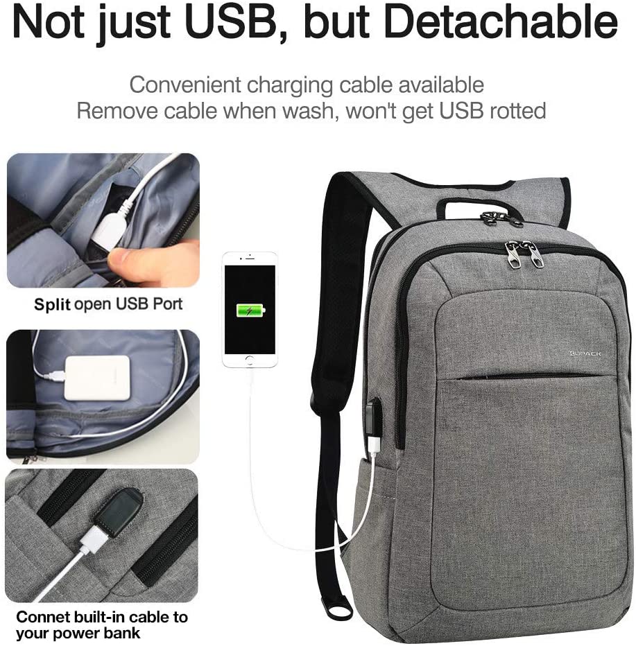  KOPACK Slim Laptop Backpacks Anti Thief Business 