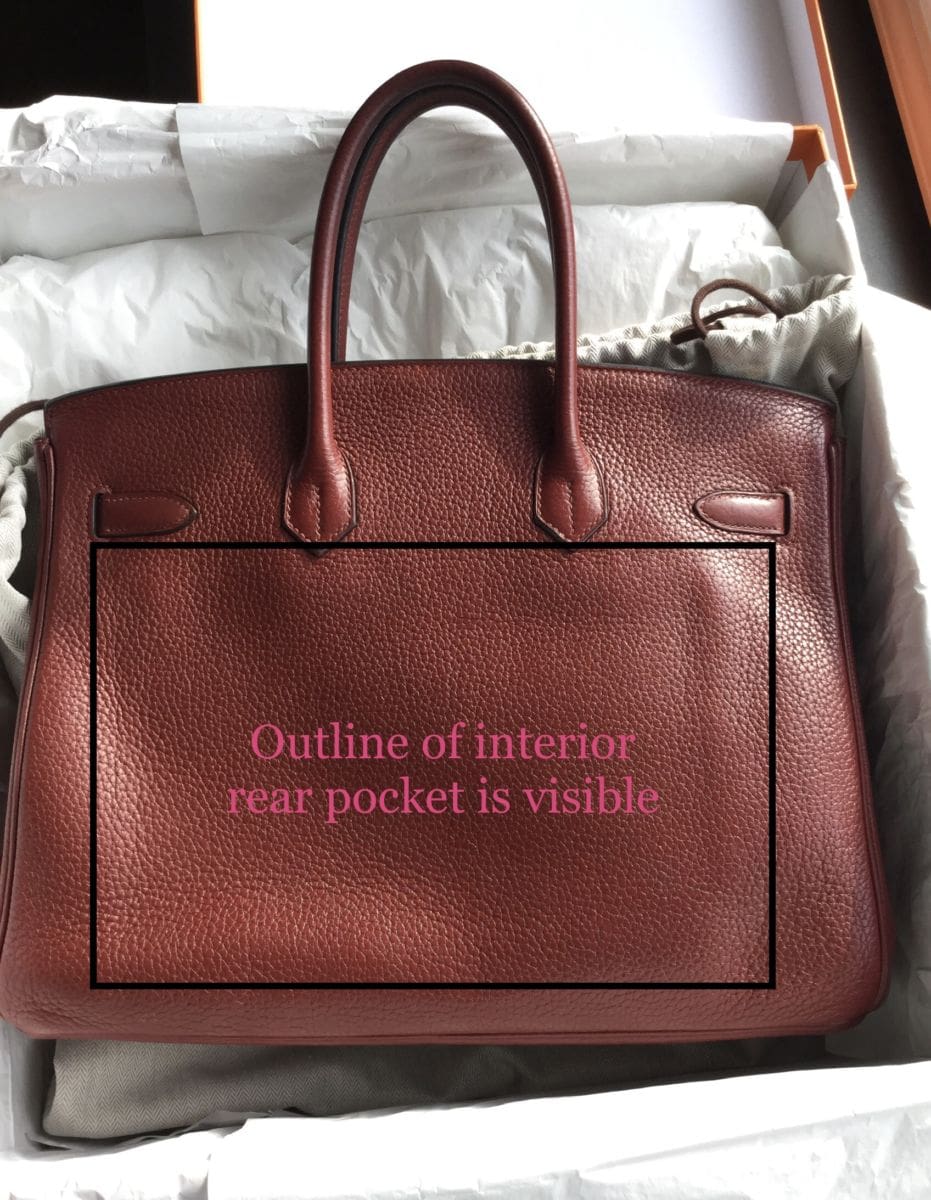 Used 35cm Birkin in Rouge H Clemence