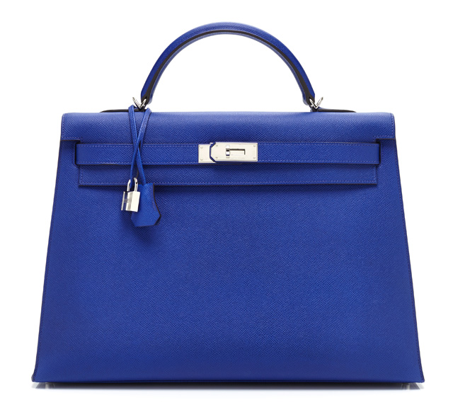 Hermes Blue Kelly Bag