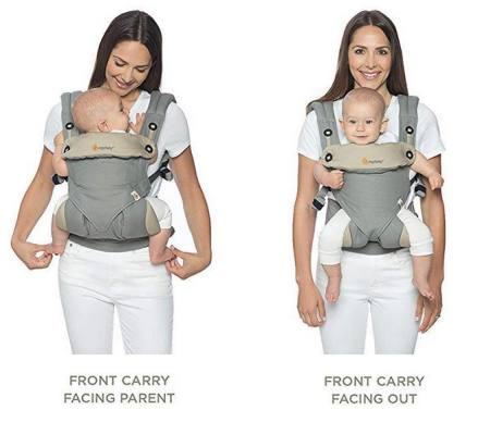 Ergobaby face in and face out carry position