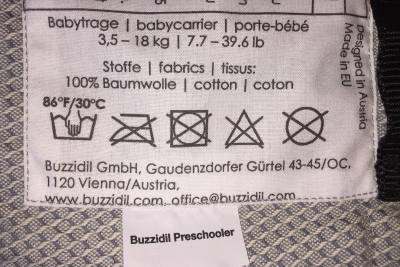 Buzzidil Preschooler label