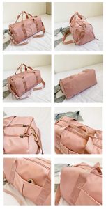 custom pink travel makeup bag cosmetic bag manufacturer