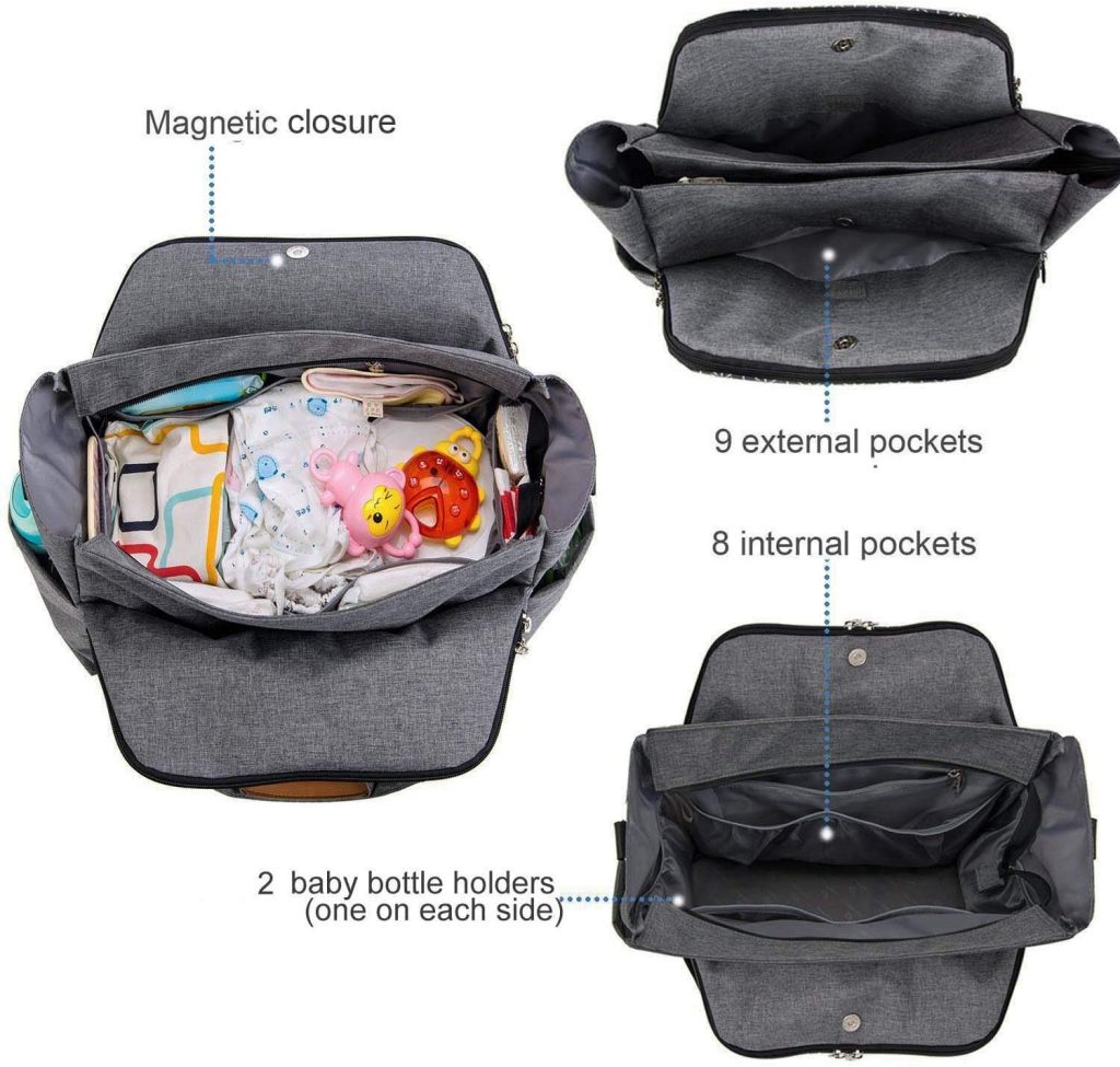 Diaper Bag With Bassinet