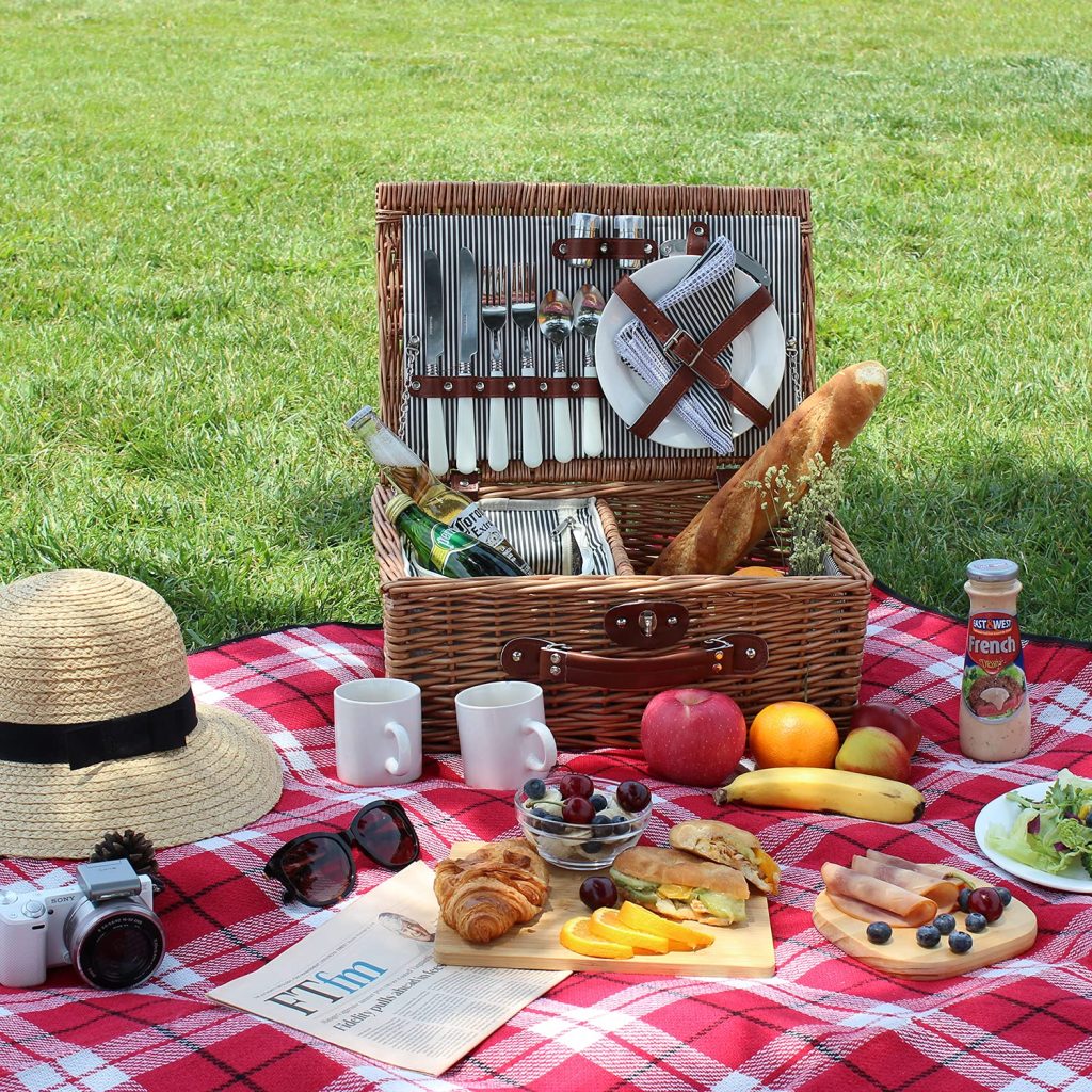 Picnic Basket Set For 2