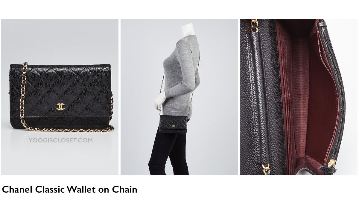 Chanel Classic Wallet on Chain WOC Review | Junyuan's Closet Authenticated Pre-Owned Luxury yoogiscloset.com