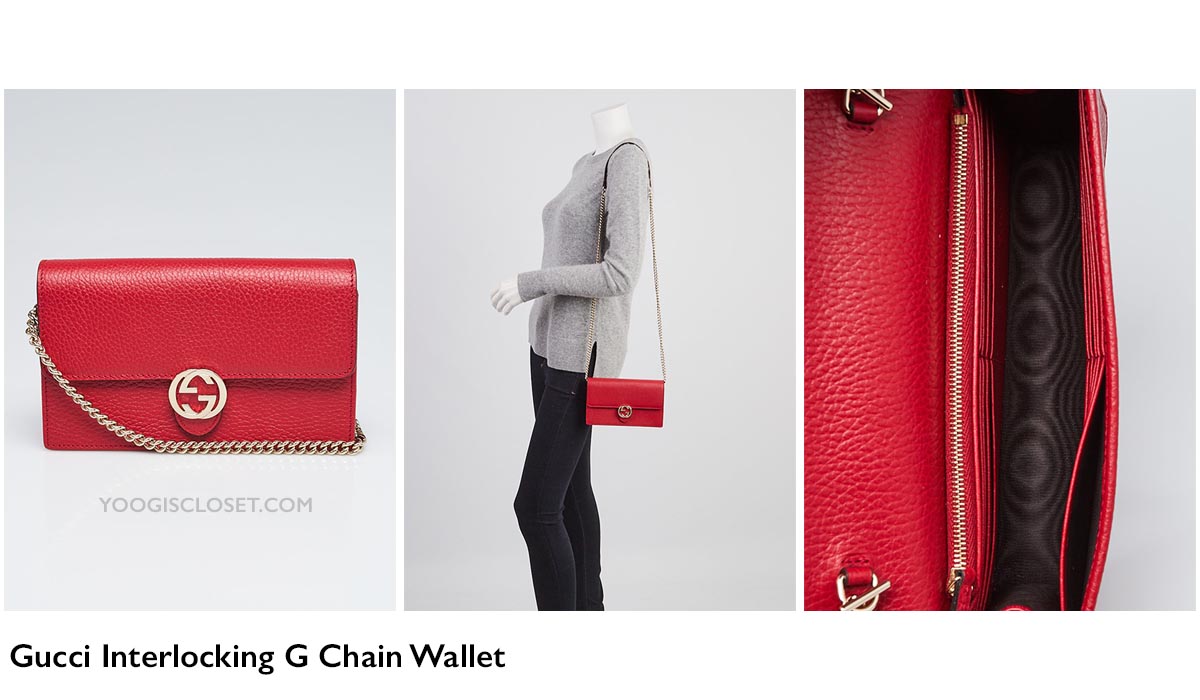 Gucci Interlocking G Chain Wallet Review | Junyuan's Closet Authenticated Pre-Owned Luxury yoogiscloset.com