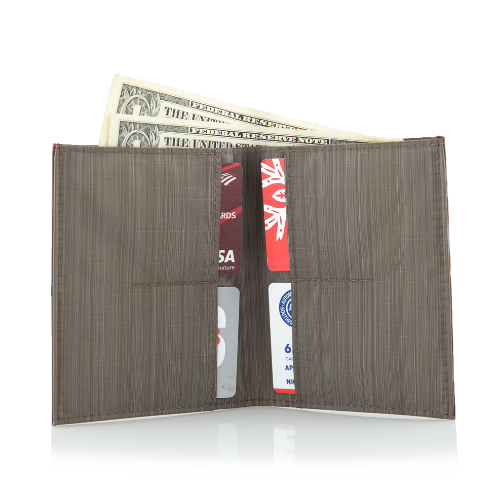 High Capacity Wallet holding cash and cards