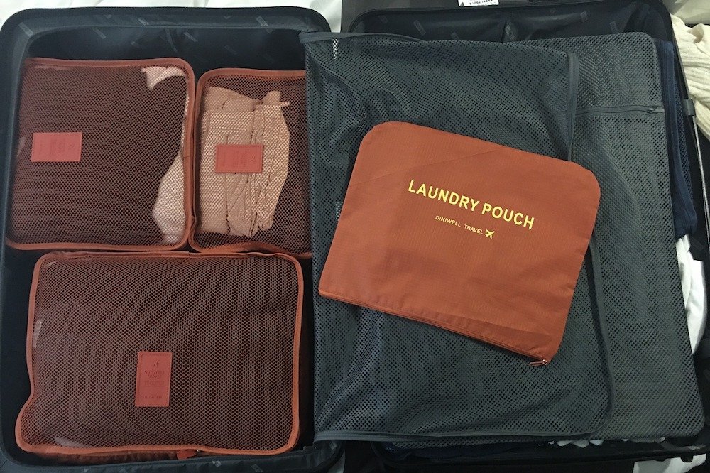 Packing cubes - Best travel underwear organizer