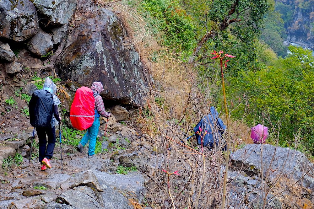 Hiking in Nepal - Best Backpack Raincovers