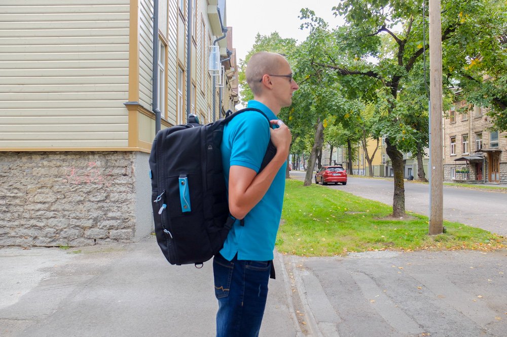 Standard Carry on backpack - side handle