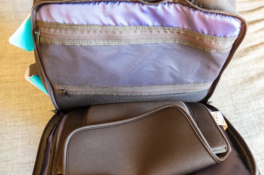 Standards Carry on Backpack - Pockets of the laptop compartment