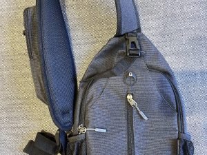 Pockets and compartments of Waterfly Mini sling bag