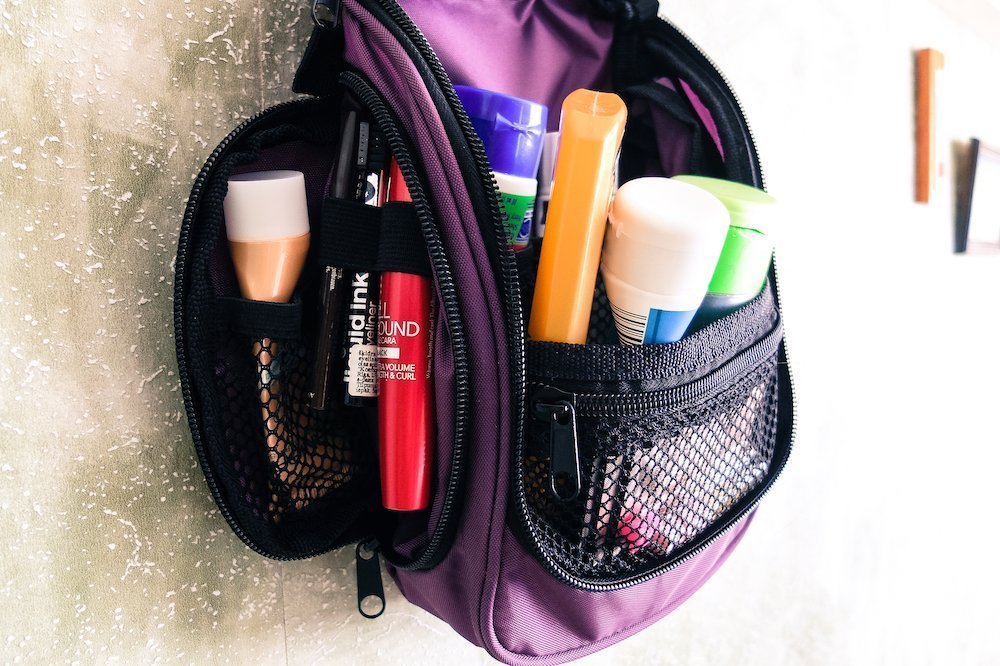 Neatpack toiletry bag main compartment and pockets