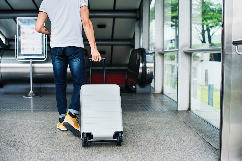 A man in the airport