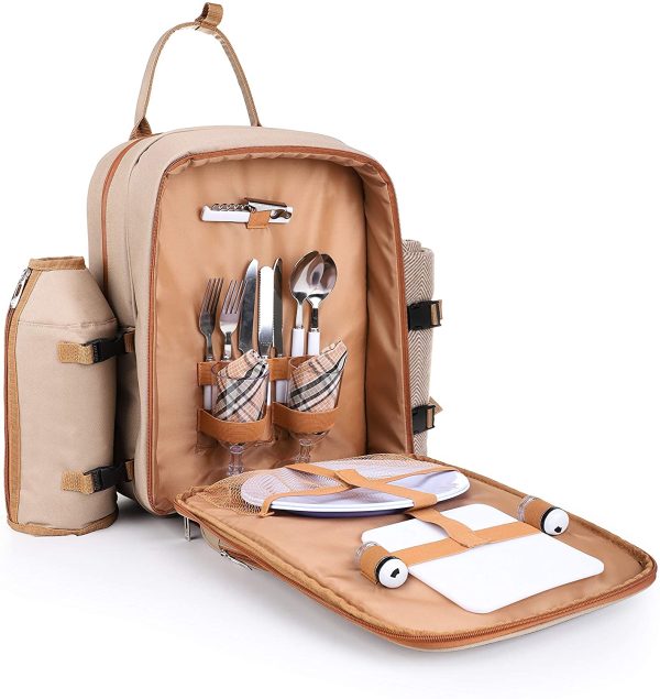 Picnic backpack for 2