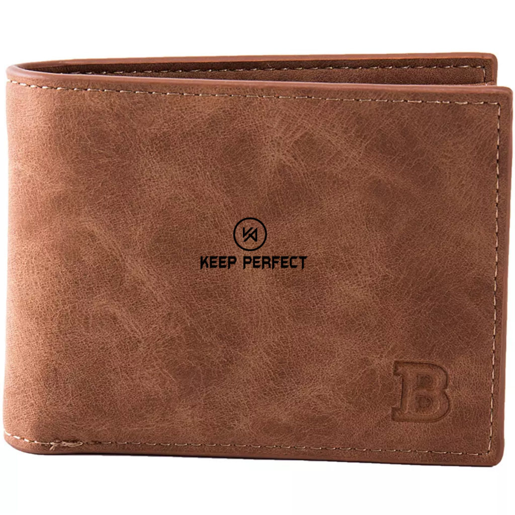 mens bifold leather wallet