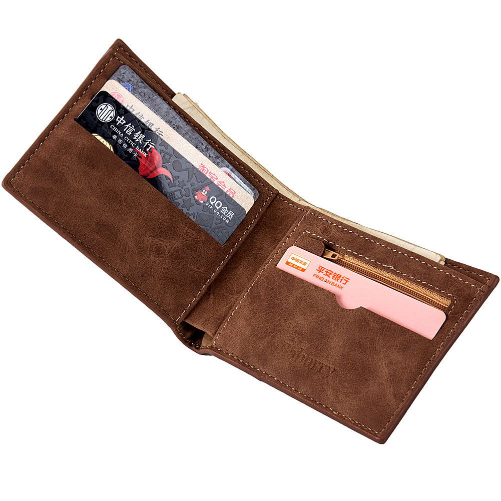 mens bifold leather wallet