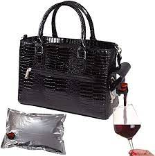 wine purse with spout