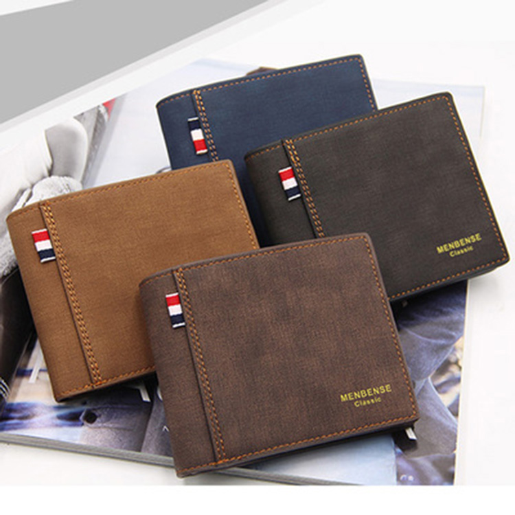 mens long leather wallet
