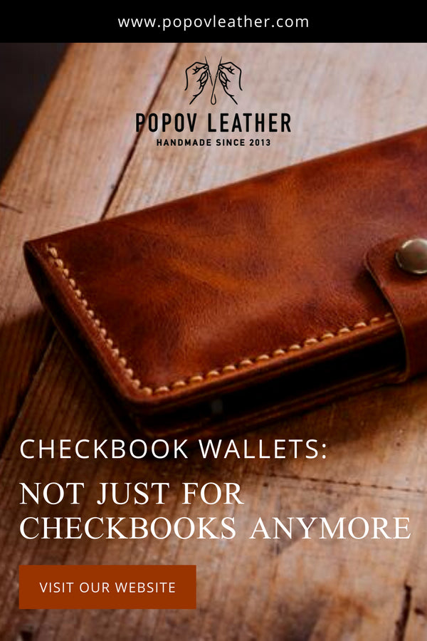 Pinterest pin Checkbook wallet