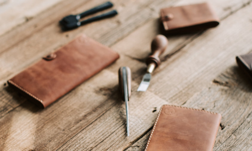 wallets made from full-grain leather