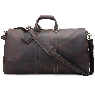 leather travel bag