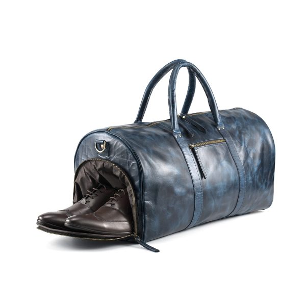 mens leather carry on duffel bag