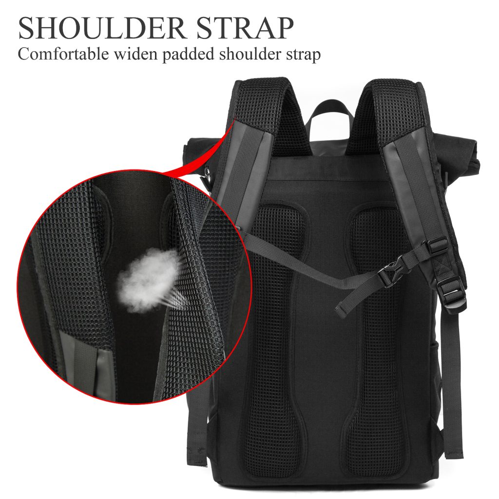 carry-on capacity nylon laptop backpack