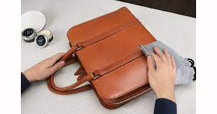 leather lunch bag