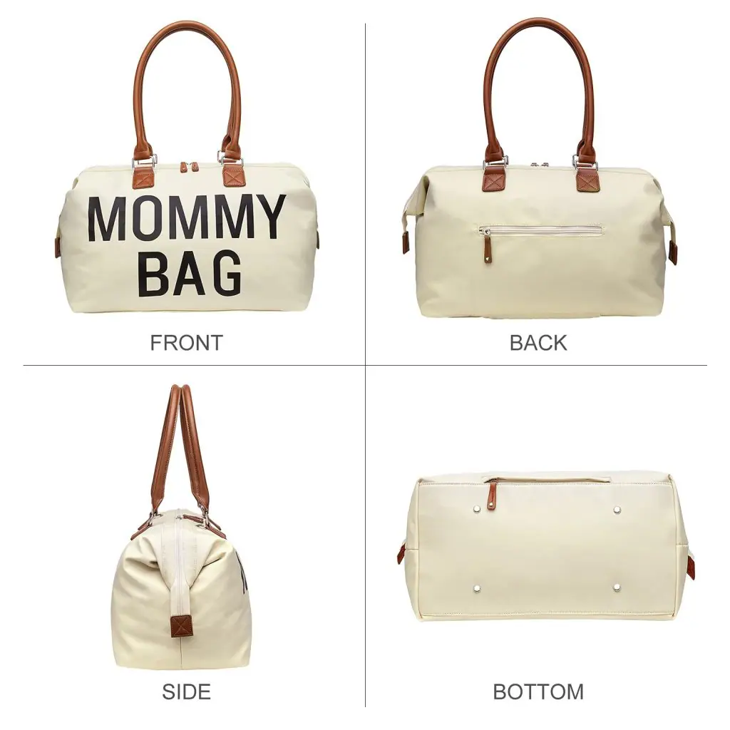 fashion tote diaper bag