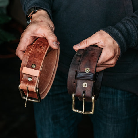 patina handmade belts mountainbelt