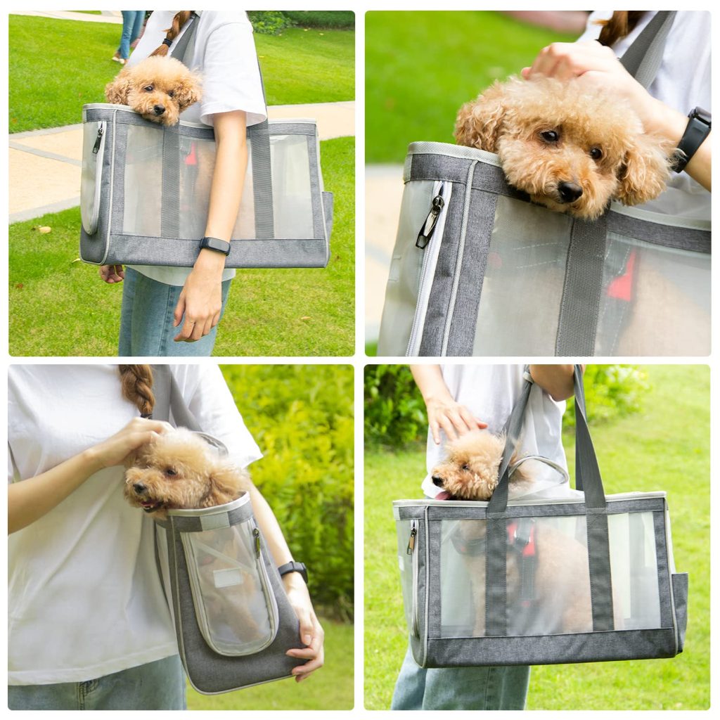 personalized dog carrier bags