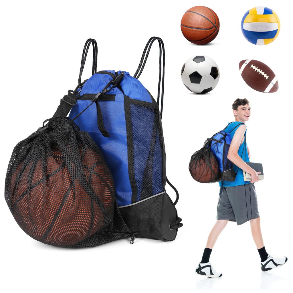 basketball bag with ball holder